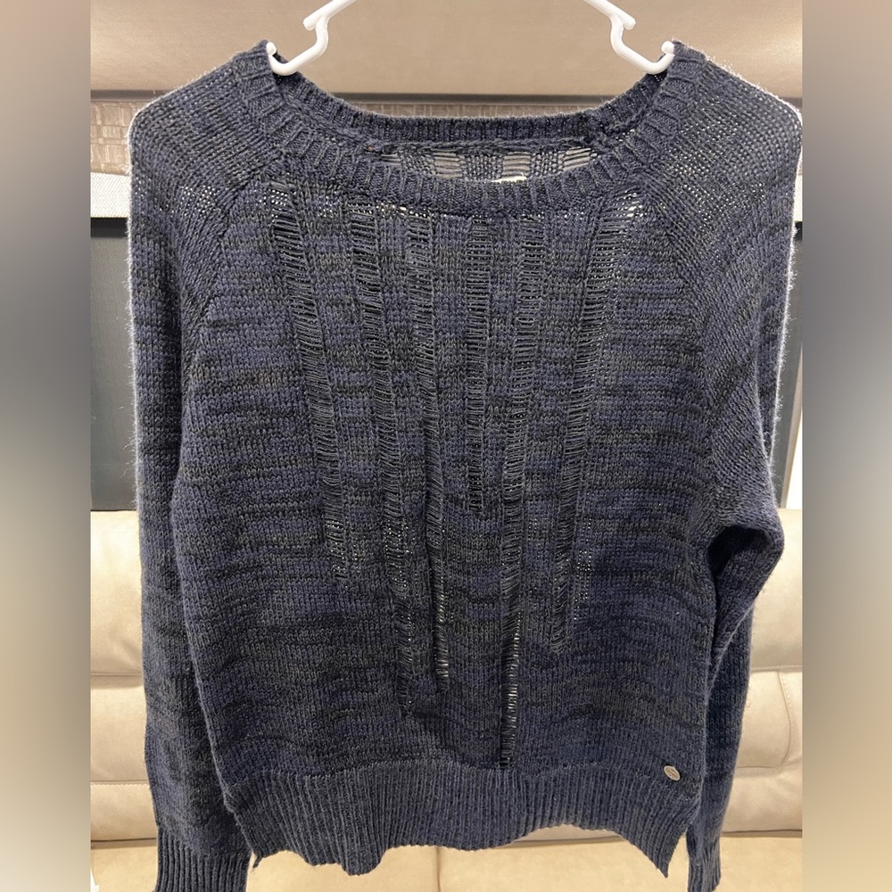 Vans women’s sweater M blue and black